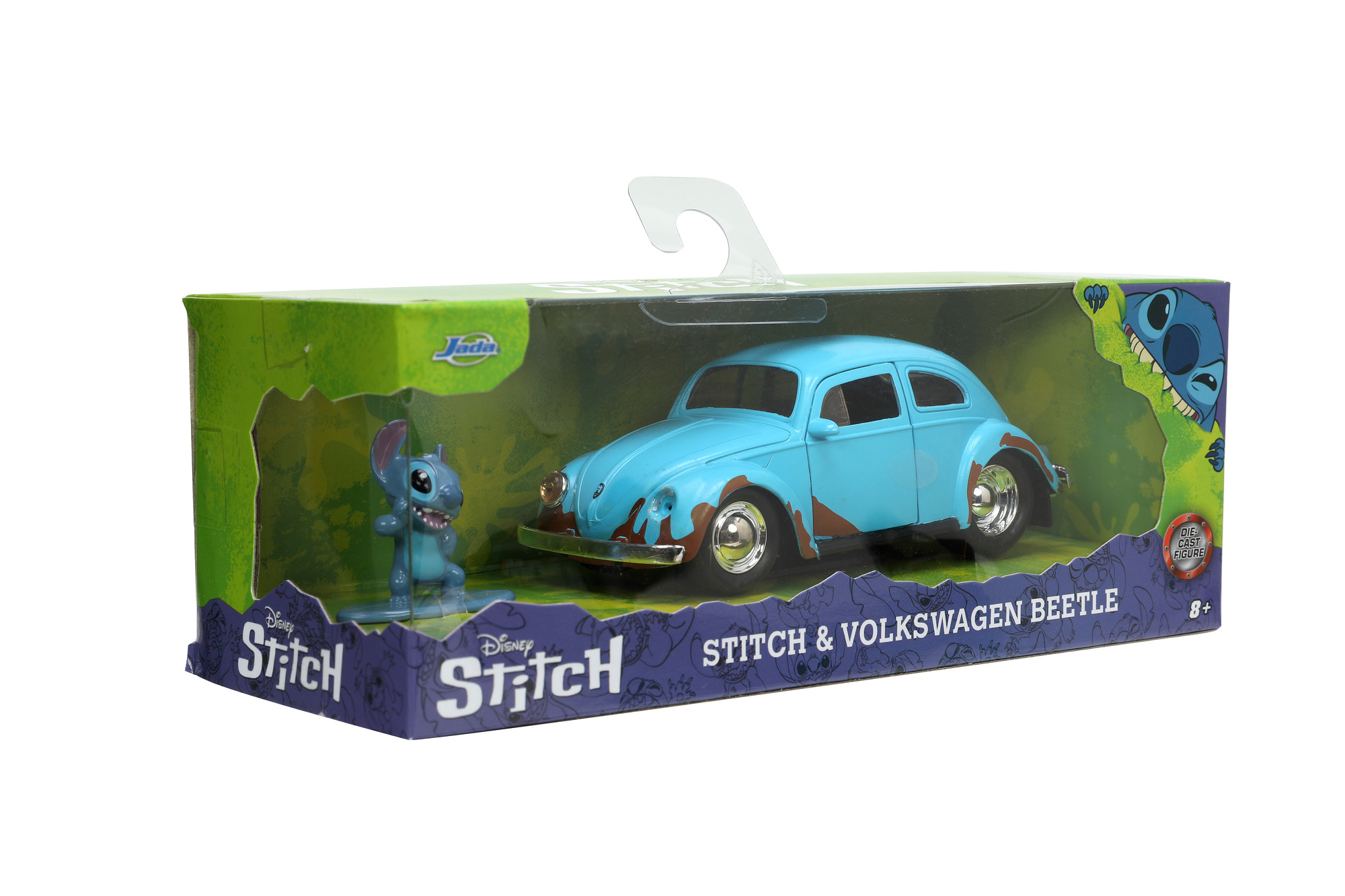 Lilo & Stitch Volkswagen Beetle 1959 1:32 diecast w/ 1.65" Stitch Figure 1 Lilo & Stitch Volkswagen Beetle 1959 1:32 diecast w/ 1.65" Stitch Figure