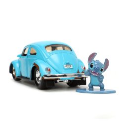 Lilo & Stitch Volkswagen Beetle 1959 1:32 diecast w/ 1.65" Stitch Figure 16 Lilo & Stitch Volkswagen Beetle 1959 1:32 diecast w/ 1.65" Stitch Figure