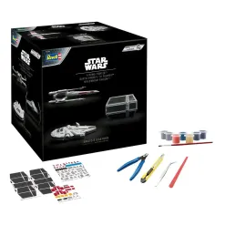 Star Wars Adventskalender - Millennium Falcon, X-Wing Fighter, Darth Vader's TIE Fighter Modellbyggesett 14 Star Wars Adventskalender - Millennium Falcon, X-Wing Fighter, Darth Vader's TIE Fighter Modellbyggesett - Bilde 6