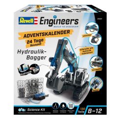 Revell Engineers Adventskalender Hydraulisk Gravemaskin Modellsett