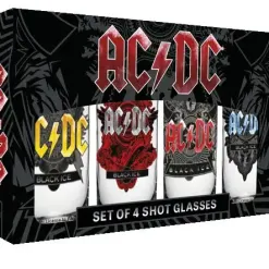 AC/DC Shotglass-sett (4 stk)