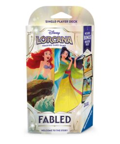 Disney Lorcana: Fabled (Set 9) Starter Deck - Amber & Sapphire (Ariel & Mulan)