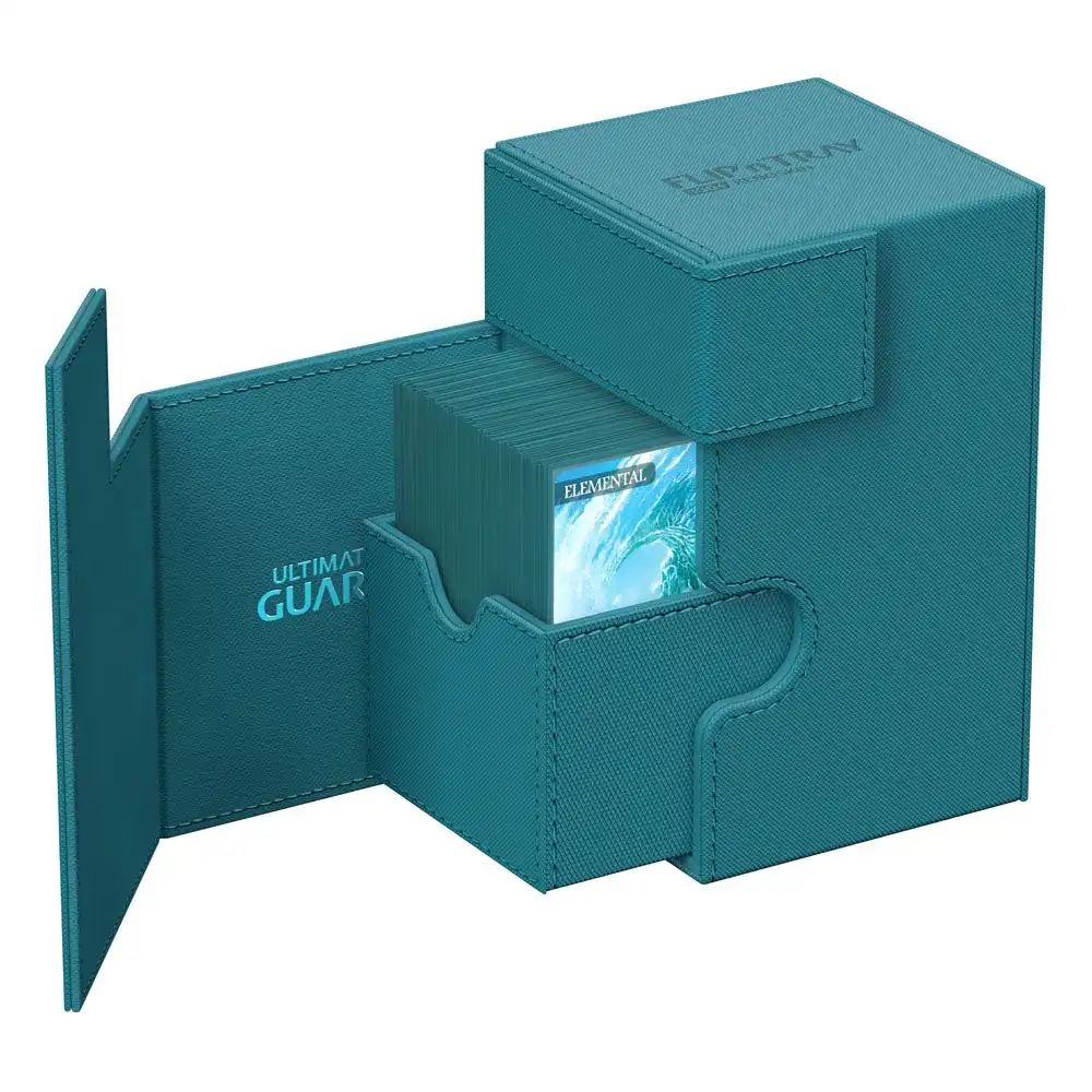 Ultimate Guard Flip'n'Tray 100+ Xenoskin - Petrol 3 Ultimate Guard Flip'n'Tray 100+ Xenoskin - Petrol - Bilde 3