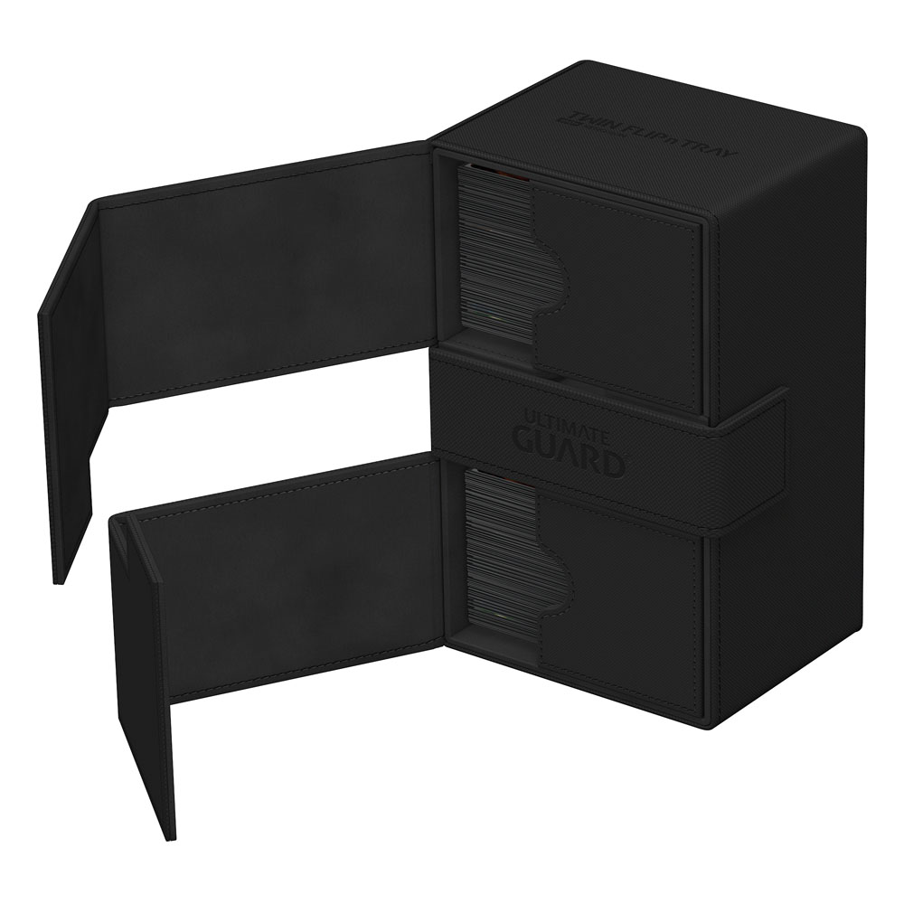 Ultimate Guard Twin Flip'n'Tray 160+ Xenoskin - Svart 5 Ultimate Guard Twin Flip'n'Tray 160+ Xenoskin - Svart - Bilde 5