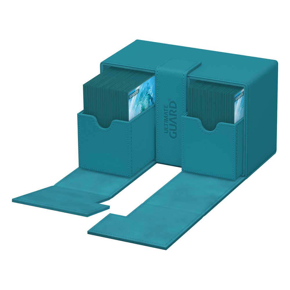 Ultimate Guard Twin Flip'n'Tray 160+ Xenoskin - Petrol 7 Ultimate Guard Twin Flip'n'Tray 160+ Xenoskin - Petrol - Bilde 7