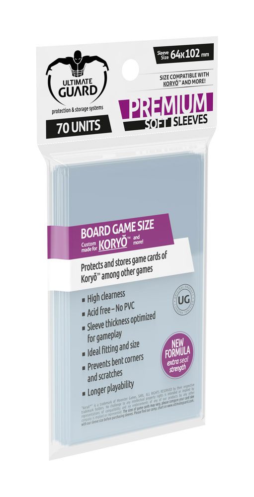 Ultimate Guard Premium Soft Sleeves for Board Game Cards Koryó™ (70) 2 Ultimate Guard Premium Soft Sleeves for Board Game Cards Koryó™ (70) - Bilde 2