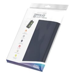 Ultimate Guard Zipfolio 160 8-Pocket Xenoskin - Blå