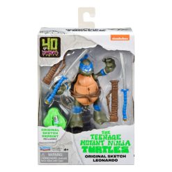 Teenage Mutant Ninja Turtles 40th Anniversary Original Sketch Leonardo 10cm Actionfigur