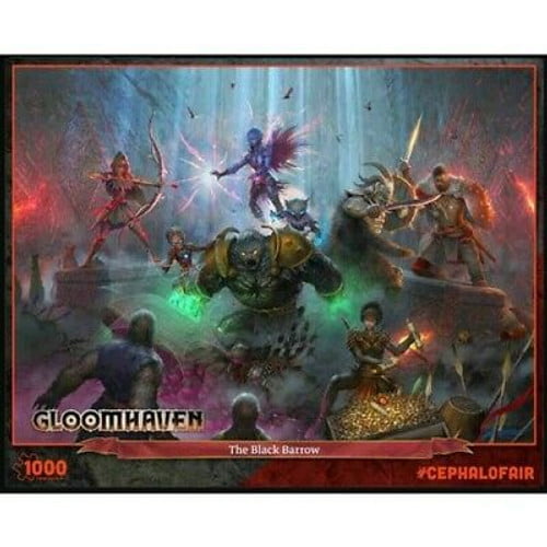 Gloomhaven Puzzle - The Black Barrow (1000pc) 1 Gloomhaven Puzzle - The Black Barrow (1000pc)
