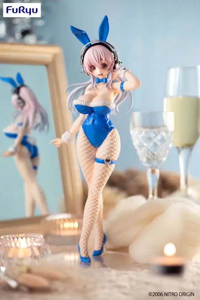 Super Sonico BiCute Bunnies “Blue Rabbit” Figure – PVC-statue 30 cm 1 Super Sonico BiCute Bunnies “Blue Rabbit” Figure – PVC-statue 30 cm