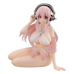 Super Sonico Noodle Stopper PVC Statue Summer Memories Ver. 11 cm