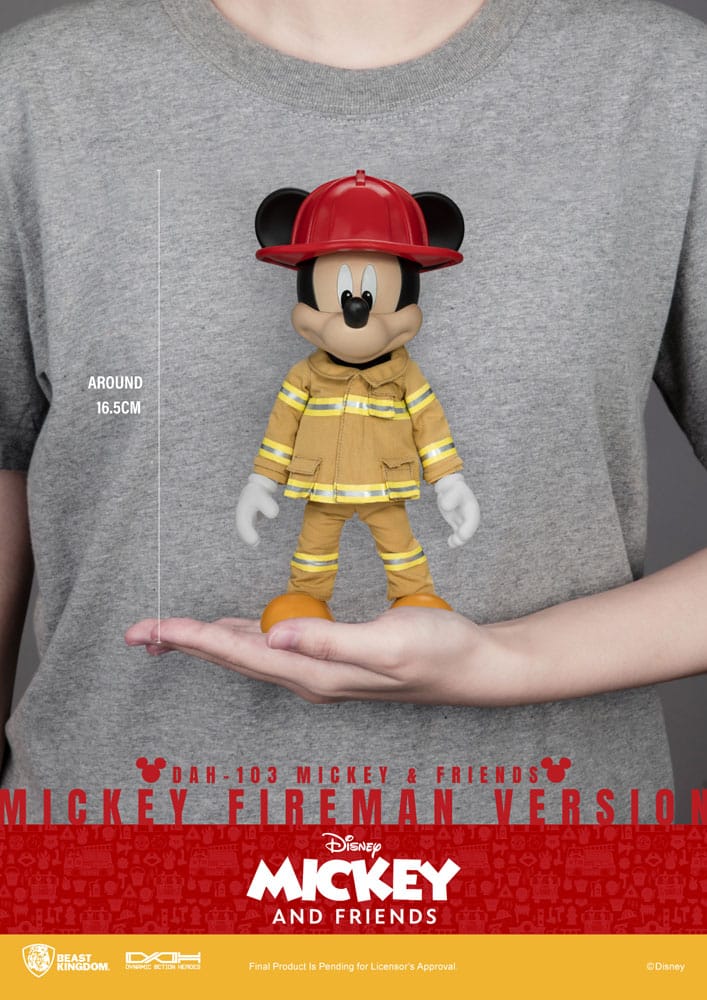 Mickey & Friends Dynamic 8ction Heroes Action Figure 1/9 Mickey Fireman Ver. 24 cm 8 Mickey & Friends Dynamic 8ction Heroes Action Figure 1/9 Mickey Fireman Ver. 24 cm - Bilde 8