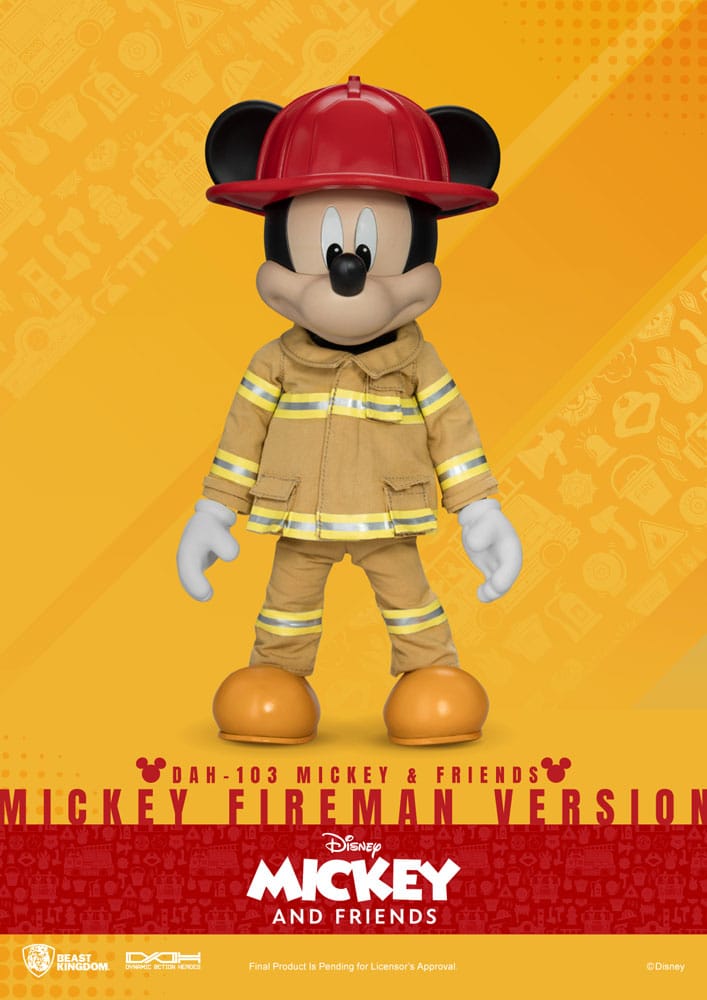 Mickey & Friends Dynamic 8ction Heroes Action Figure 1/9 Mickey Fireman Ver. 24 cm 1 Mickey & Friends Dynamic 8ction Heroes Action Figure 1/9 Mickey Fireman Ver. 24 cm