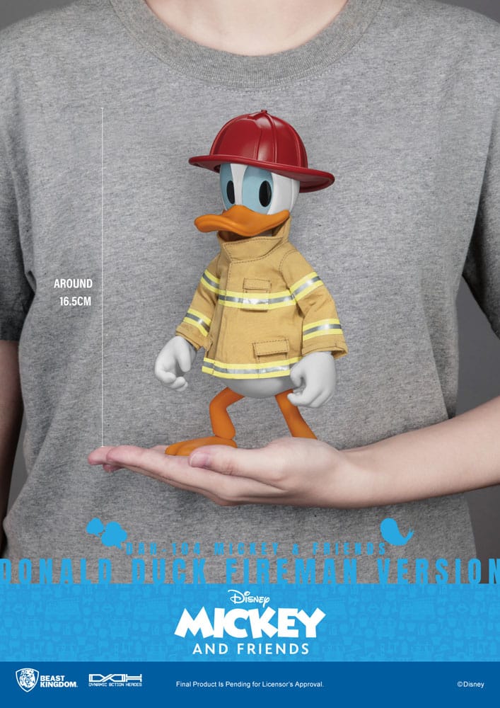 Mickey & Friends Dynamic 8ction Heroes Action Figure 1/9 Donald Duck Fireman Ver. 24 cm 8 Mickey & Friends Dynamic 8ction Heroes Action Figure 1/9 Donald Duck Fireman Ver. 24 cm - Bilde 8