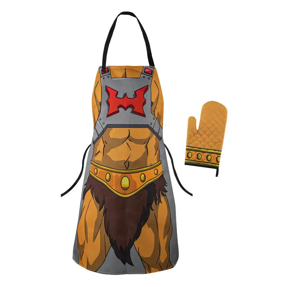 Masters of the Universe: Revelation forkle og grytevott – He-Man design 1 Masters of the Universe: Revelation forkle og grytevott – He-Man design