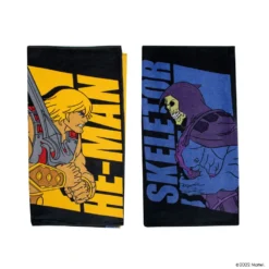 Masters of the Universe strandhåndkle – He-Man & Skeletor, 140×70 cm