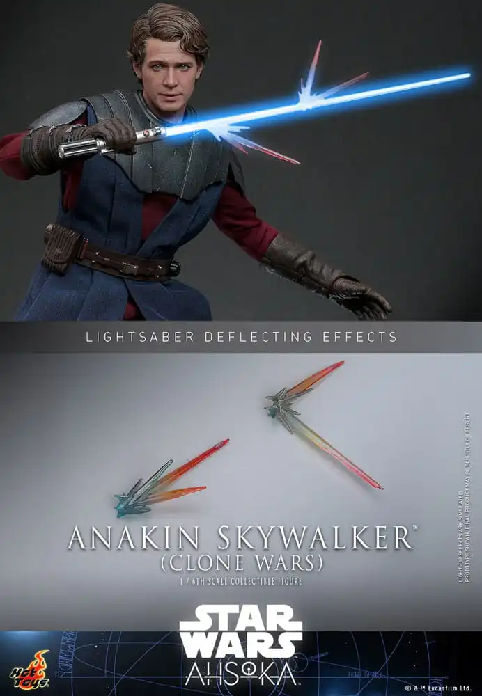 Star Wars: The Clone Wars Anakin Skywalker 1/6 Action Figure 18 Star Wars: The Clone Wars Anakin Skywalker 1/6 Action Figure - Bilde 18