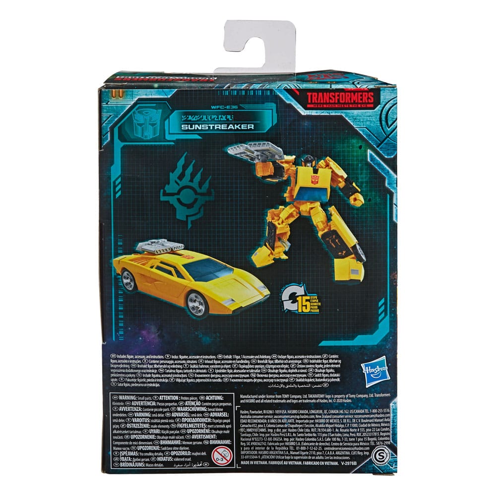 Transformers Generations War for Cybertron: Earthrise Deluxe Class Sunstreaker Actionfigur 14 cm 7 Transformers Generations War for Cybertron: Earthrise Deluxe Class Sunstreaker Actionfigur 14 cm - Bilde 7