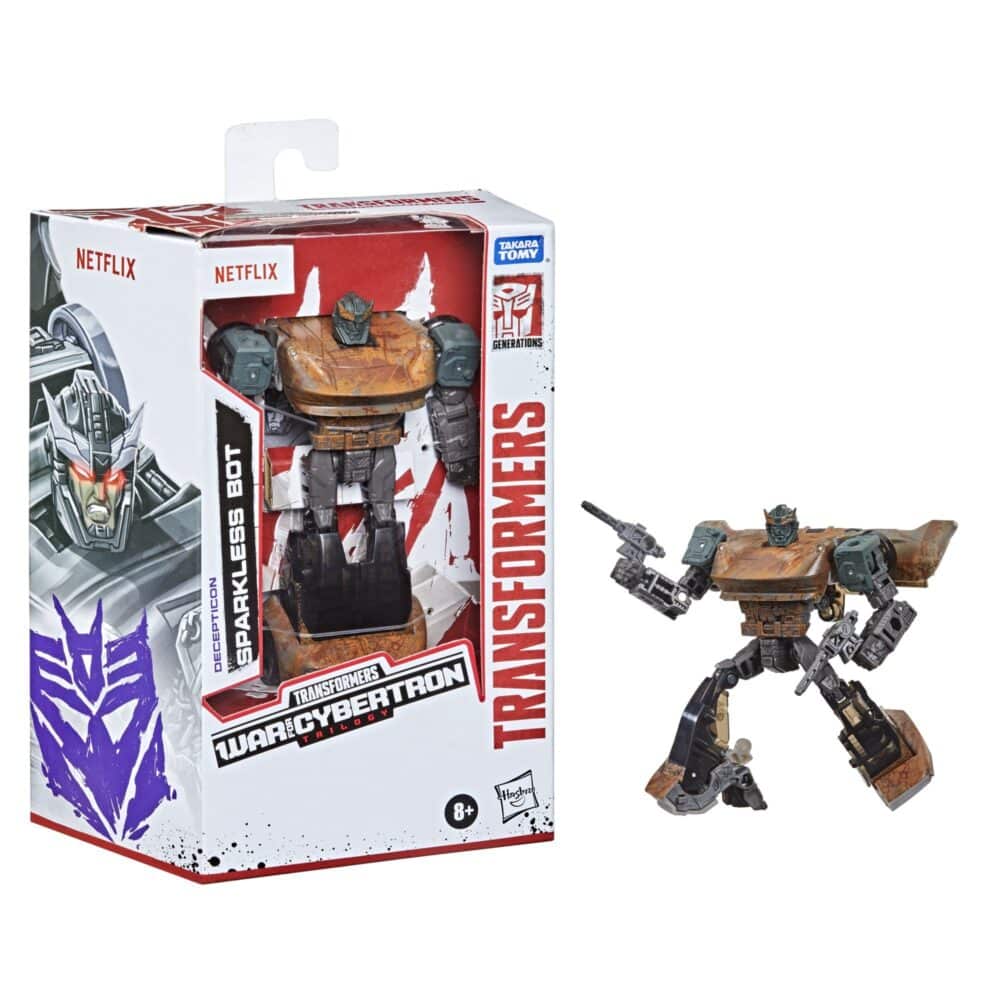 Transformers War for Cybertron: Kingdom - Deluxe Class - Netflix Series-Inspired Sparkless Bot 1 Transformers War for Cybertron: Kingdom - Deluxe Class - Netflix Series-Inspired Sparkless Bot