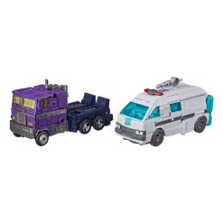 Transformers Generations Selects Action Figure 2-Pack Shattered Glass Optimus Prime (Leader Class) & Ratchet (Deluxe Cla 10 Transformers Generations Selects Action Figure 2-Pack Shattered Glass Optimus Prime (Leader Class) & Ratchet (Deluxe Cla
