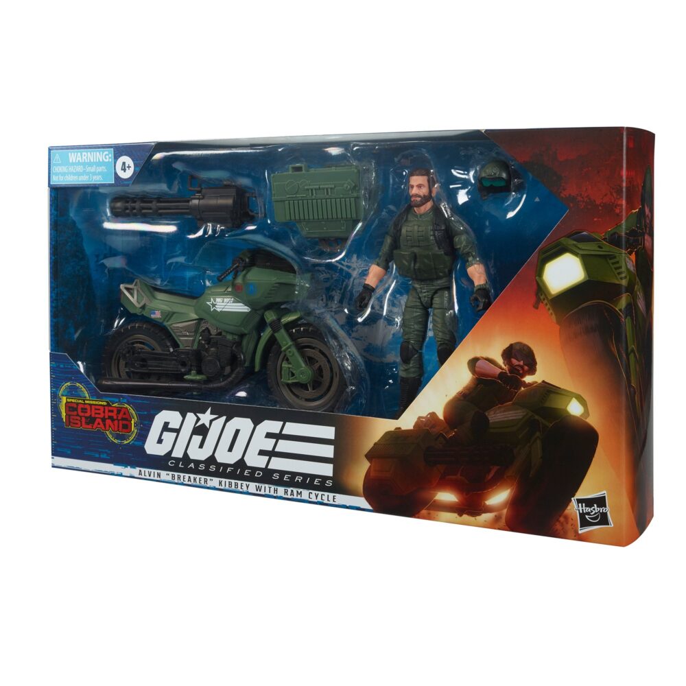 GI Joe Classified - Cobra Island - Alvin “Breaker” Kinney with RAM Cycle 1 GI Joe Classified - Cobra Island - Alvin “Breaker” Kinney with RAM Cycle