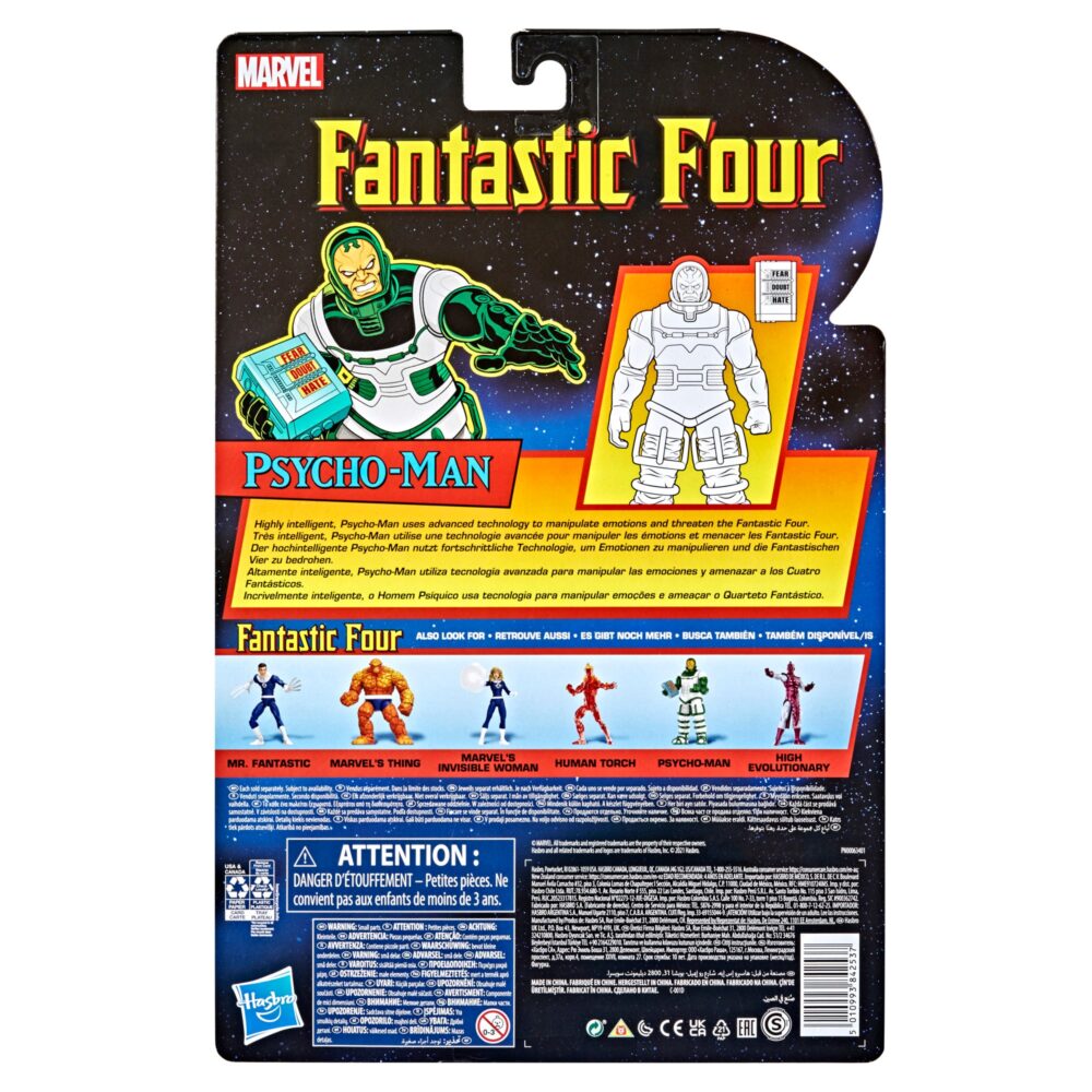 Marvel Legends - Series Retro Fantastic Four - Psycho-Man 2 Marvel Legends - Series Retro Fantastic Four - Psycho-Man - Bilde 2