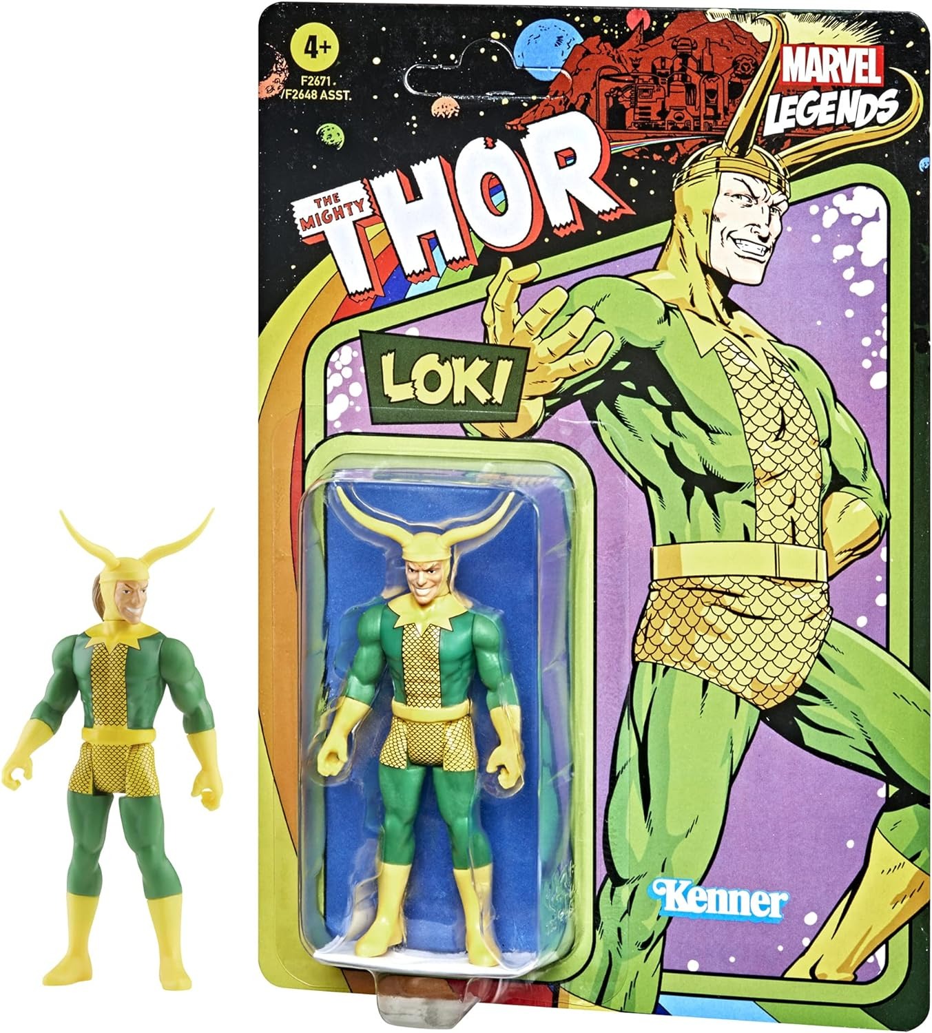 Marvel Legends Retro 3,75 Collection - Loki 1 Marvel Legends Retro 3,75 Collection - Loki