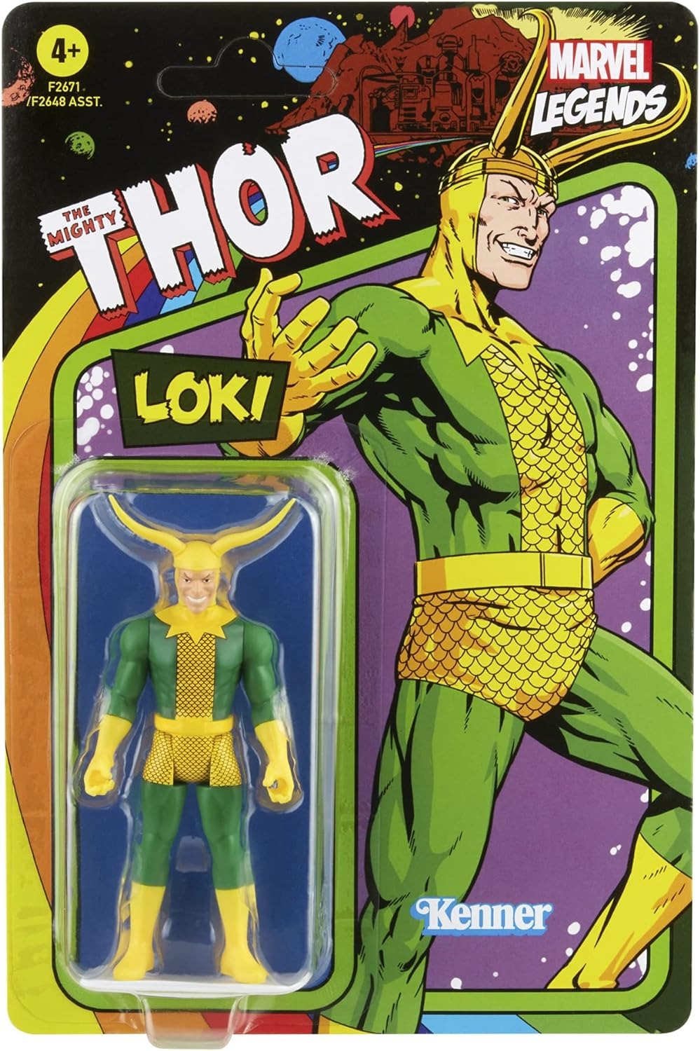 Marvel Legends Retro 3,75 Collection - Loki 3 Marvel Legends Retro 3,75 Collection - Loki - Bilde 3