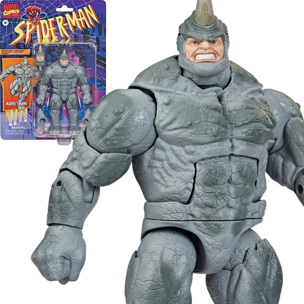 Marvel Legends - Spider-man Retro Collection - Marvel's Rhino 1 Marvel Legends - Spider-man Retro Collection - Marvel's Rhino
