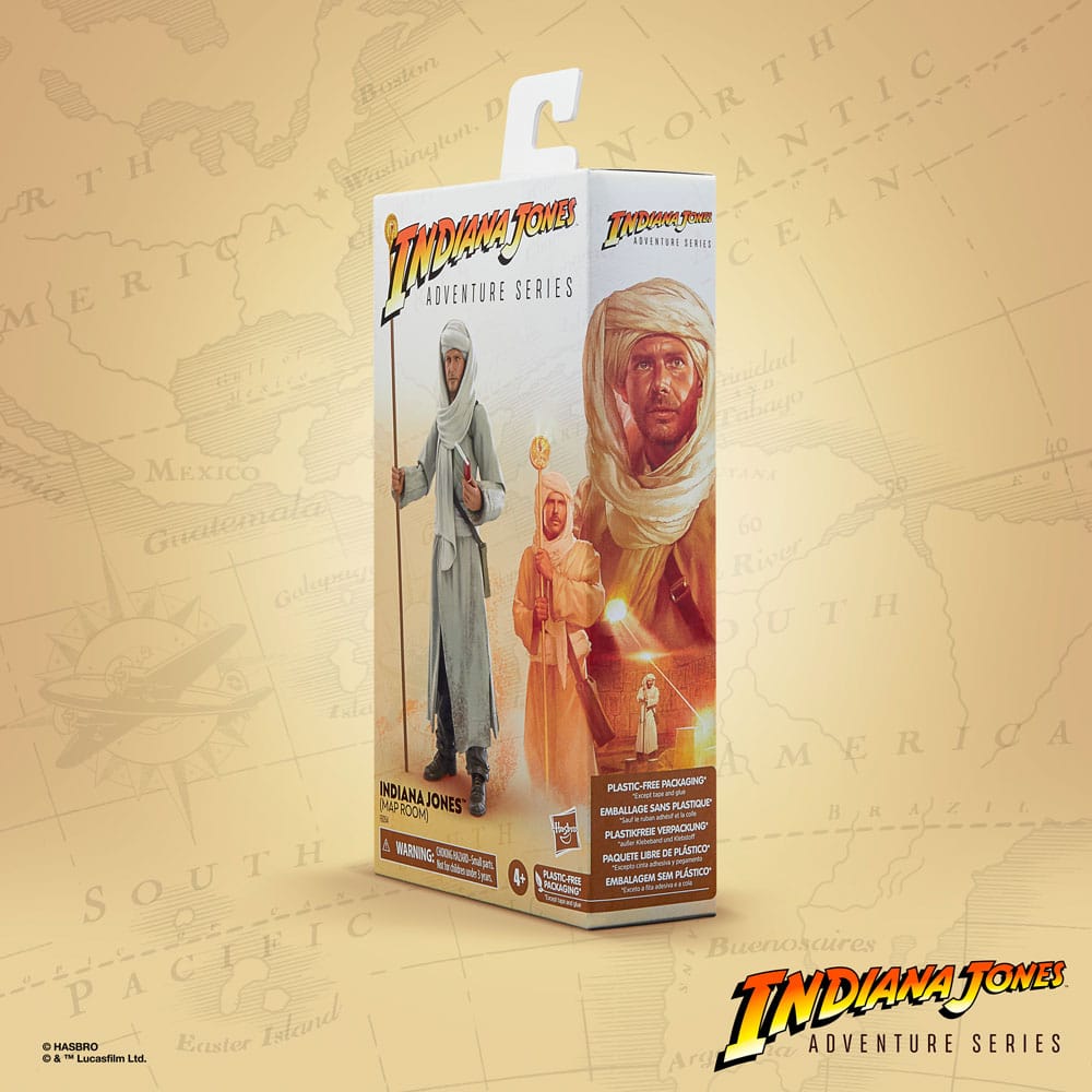 Indiana Jones Adventure Series Action Figure Indiana Jones (Map Room) (Raiders of the Lost Ark) 15 cm 2 Indiana Jones Adventure Series Action Figure Indiana Jones (Map Room) (Raiders of the Lost Ark) 15 cm - Bilde 2