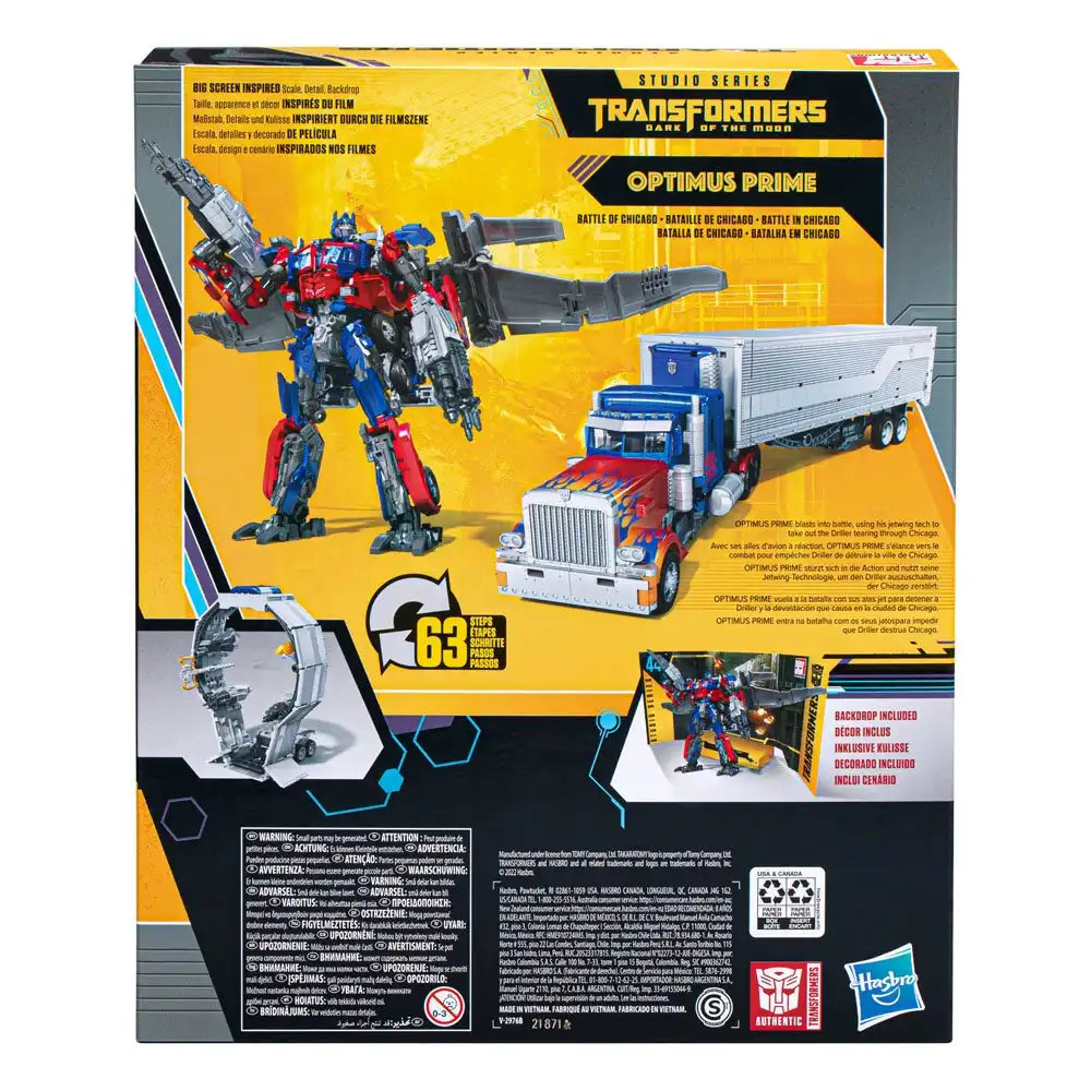 Transformers: Dark of the Moon Buzzworthy Bumblebee Studio Series Action Figure Optimus Prime 22 cm 6 Transformers: Dark of the Moon Buzzworthy Bumblebee Studio Series Action Figure Optimus Prime 22 cm - Bilde 6