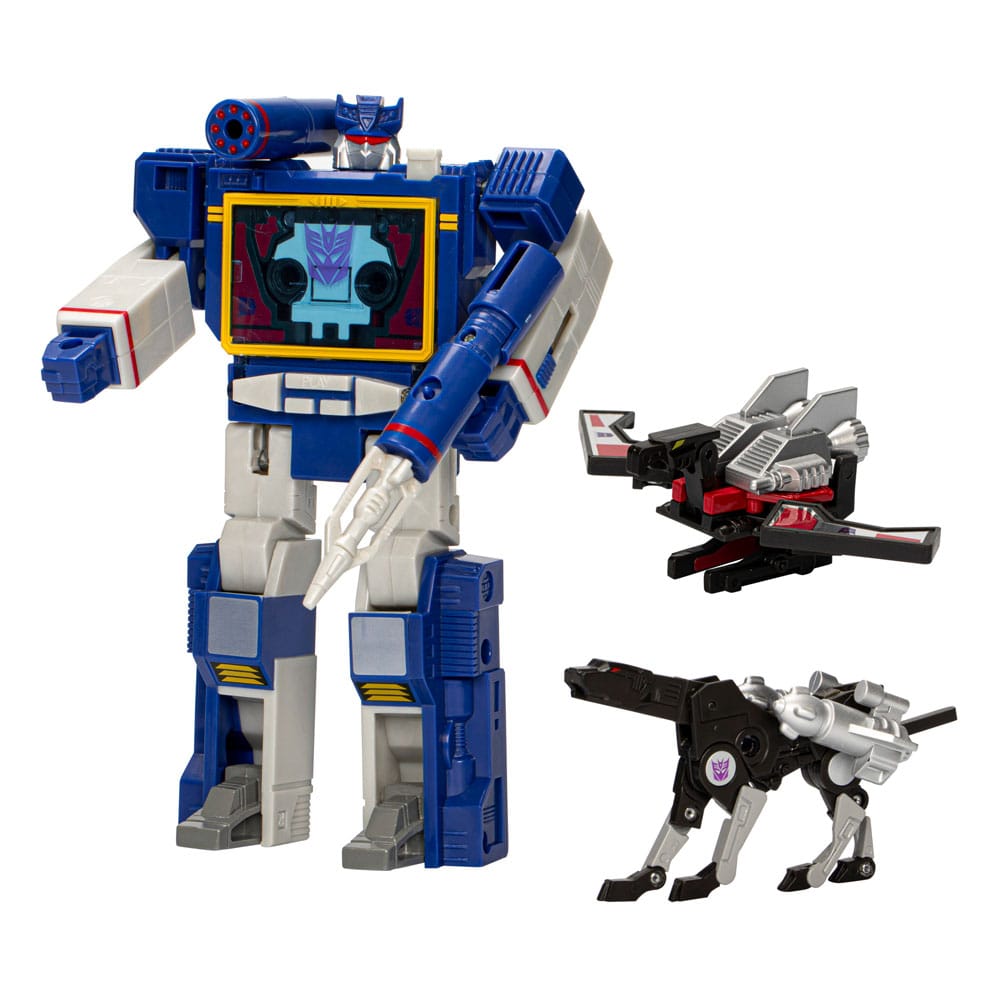 The Transformers Retro G1 Action Figure Decepticon Communicator Soundwave with Laserbeak & Ravage 18 cm 1 The Transformers Retro G1 Action Figure Decepticon Communicator Soundwave with Laserbeak & Ravage 18 cm