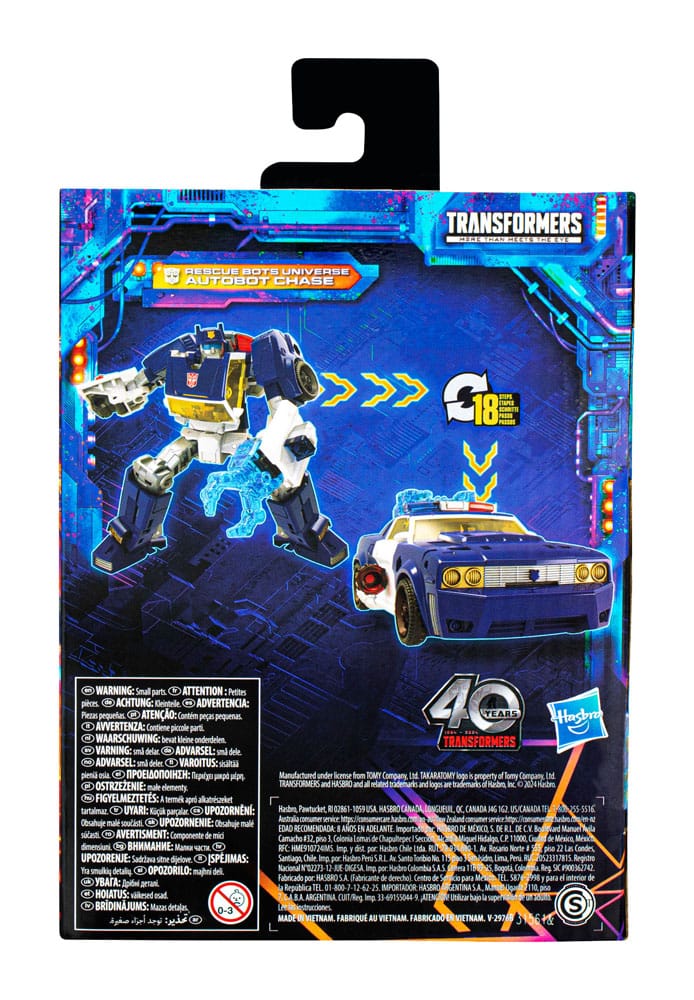 Transformers Generations Legacy United Deluxe Class Action Figure Rescue Bots Universe Autobot Chase 14 cm 14 Transformers Generations Legacy United Deluxe Class Action Figure Rescue Bots Universe Autobot Chase 14 cm - Bilde 14
