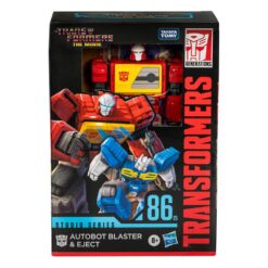 The Transformers: The Movie Generations Studio Series Voyager Class Action Figure Autobot Blaster & Eject 16 cm