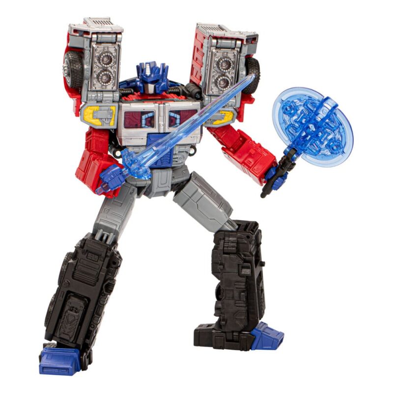 Transformers Legacy United Leader Class G2 Universe Laser Optimus Prime, Action Figure 19 Cm Convertibile
