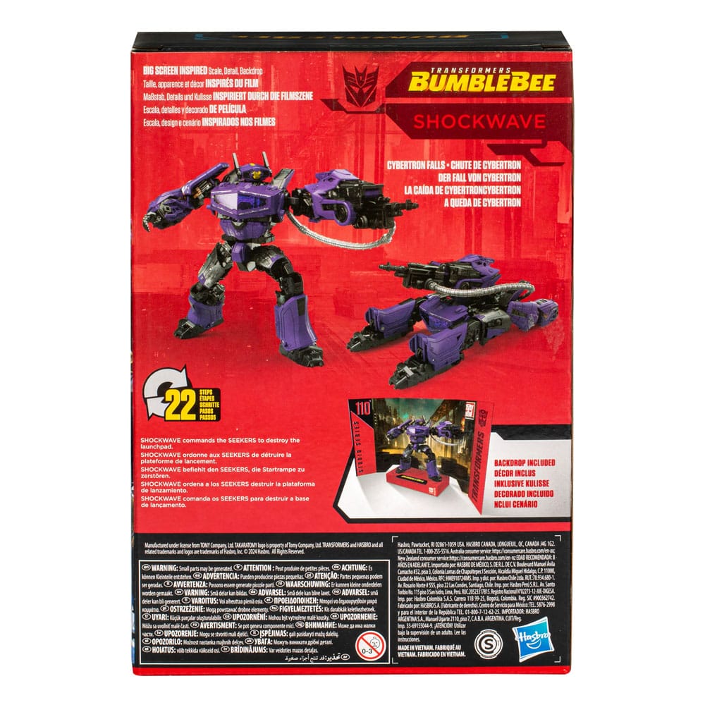 Transformers: Bumblebee Studio Series Voyager Class Action Figure Shockwave 17 cm 8 Transformers: Bumblebee Studio Series Voyager Class Action Figure Shockwave 17 cm - Bilde 8