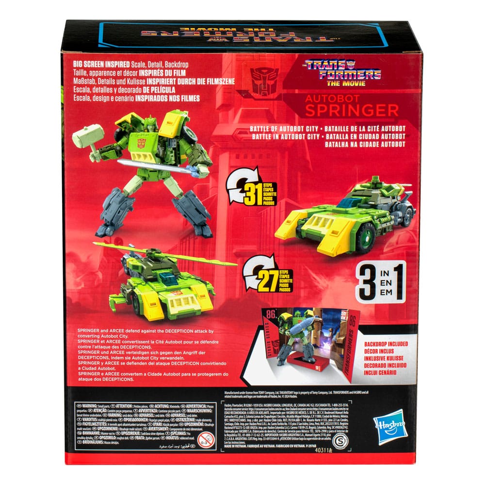 The Transformers: The Movie Studio Series Leader Class Action Figure Autobot Springer 22 cm 2 The Transformers: The Movie Studio Series Leader Class Action Figure Autobot Springer 22 cm - Bilde 2