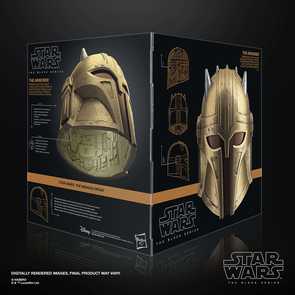Star Wars: The Mandalorian Black Series Electronic Helmet The Armorer 6 Star Wars: The Mandalorian Black Series Electronic Helmet The Armorer - Bilde 6