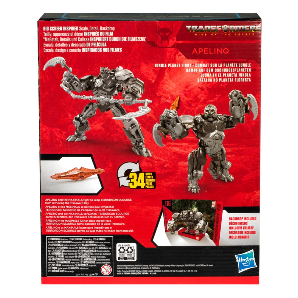 Transformers: Rise of the Beasts Generations Studio Series Leader Class Action Figure Apelinq 22 cm 5 Transformers: Rise of the Beasts Generations Studio Series Leader Class Action Figure Apelinq 22 cm - Bilde 5