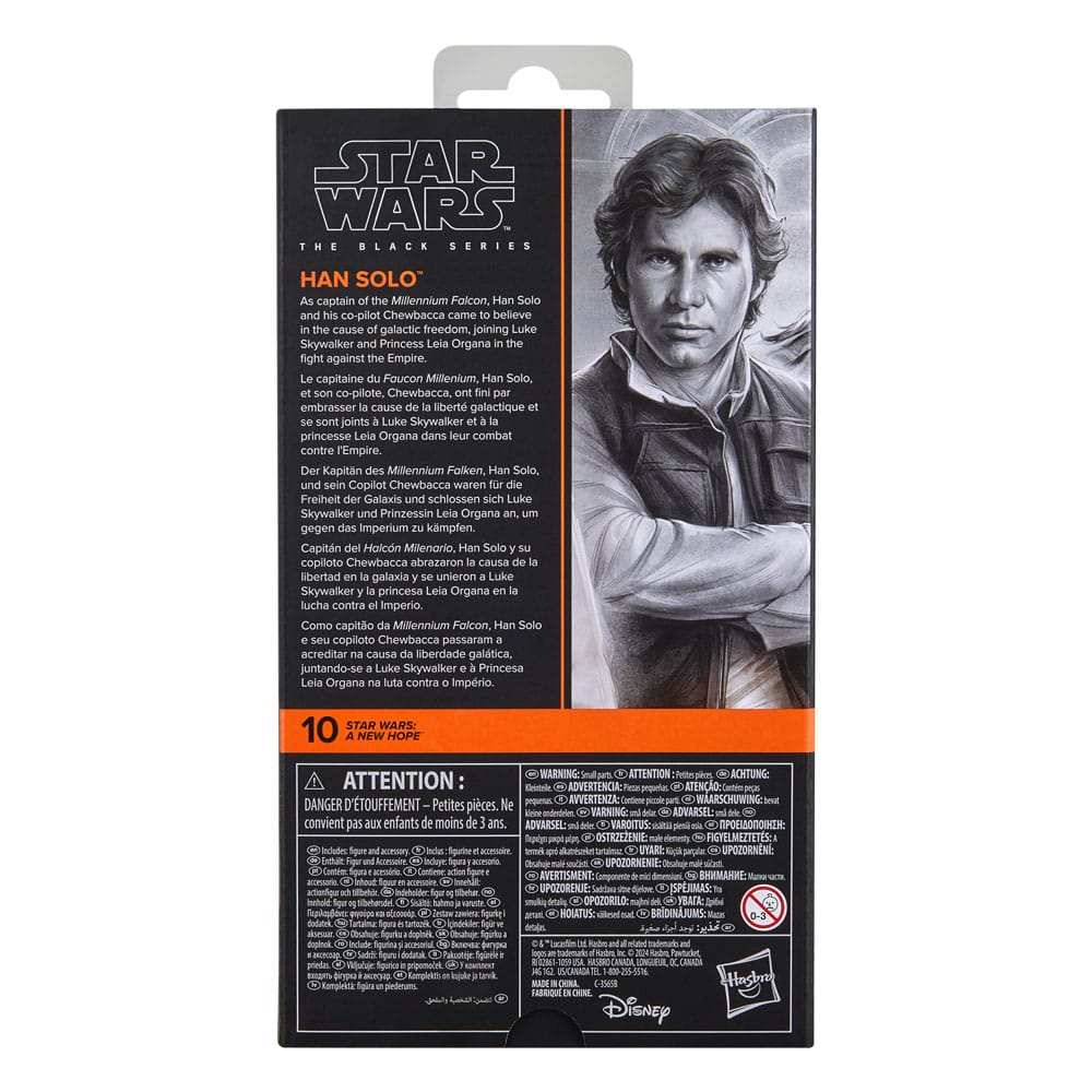 Star Wars Episode IV Black Series Action Figure Han Solo 15 cm 4 Star Wars Episode IV Black Series Action Figure Han Solo 15 cm - Bilde 4