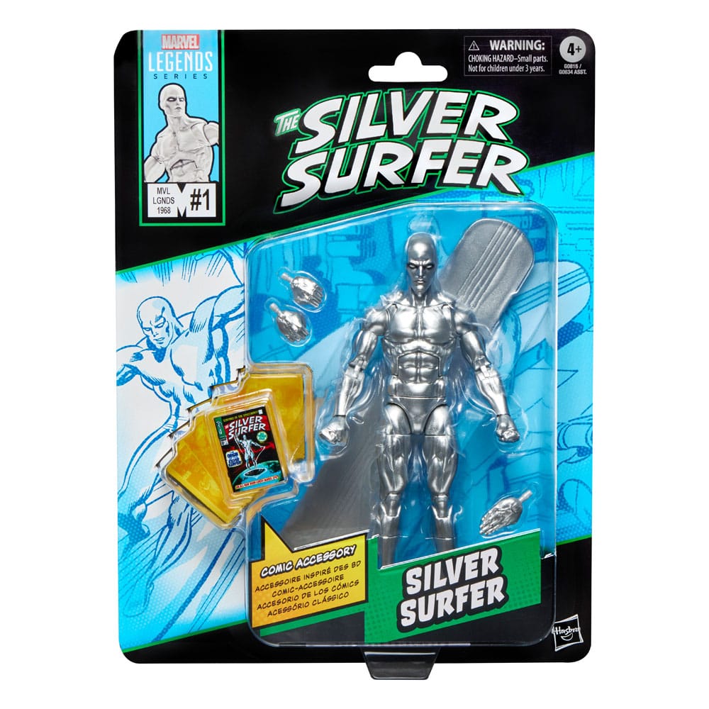 Silver Surfer Marvel Legends Actionfigur 15 cm 12 Silver Surfer Marvel Legends Actionfigur 15 cm - Bilde 12