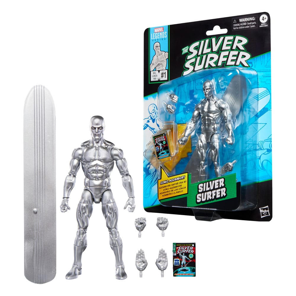 Silver Surfer Marvel Legends Actionfigur 15 cm 3 Silver Surfer Marvel Legends Actionfigur 15 cm - Bilde 3