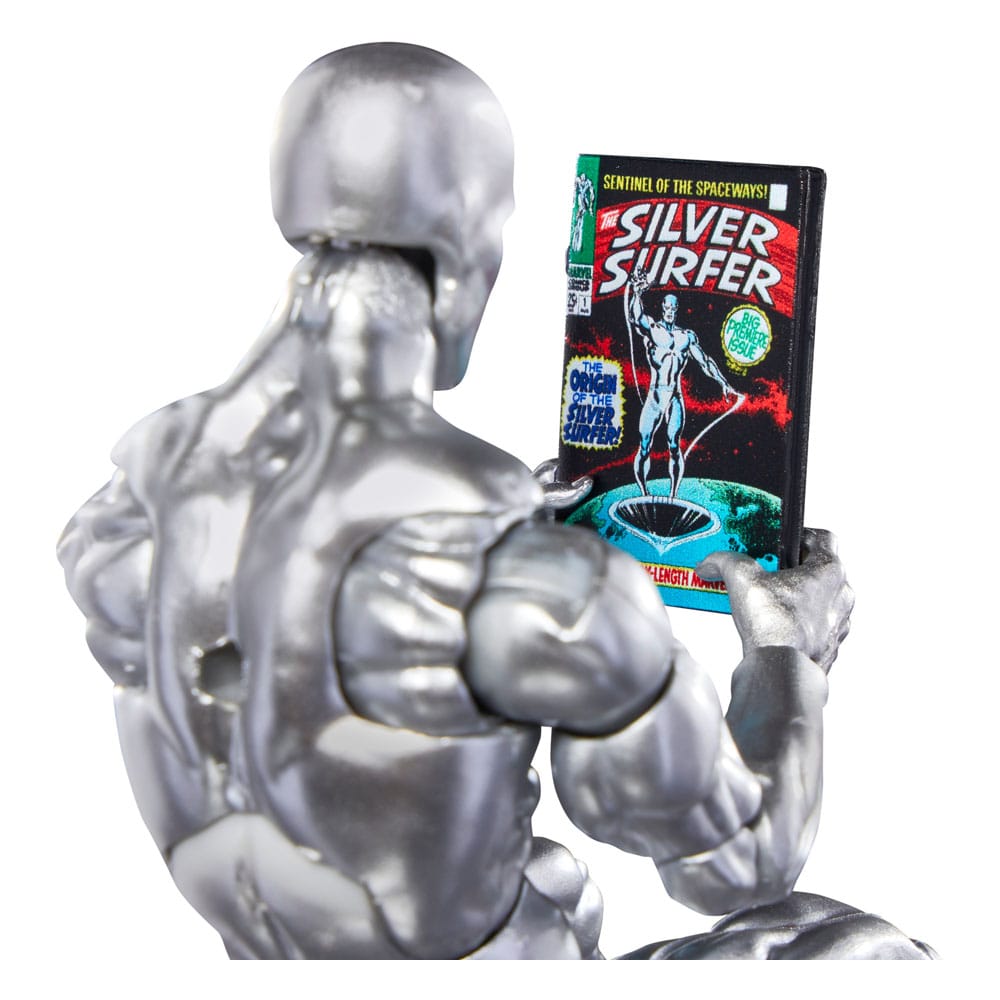 Silver Surfer Marvel Legends Actionfigur 15 cm 9 Silver Surfer Marvel Legends Actionfigur 15 cm - Bilde 9