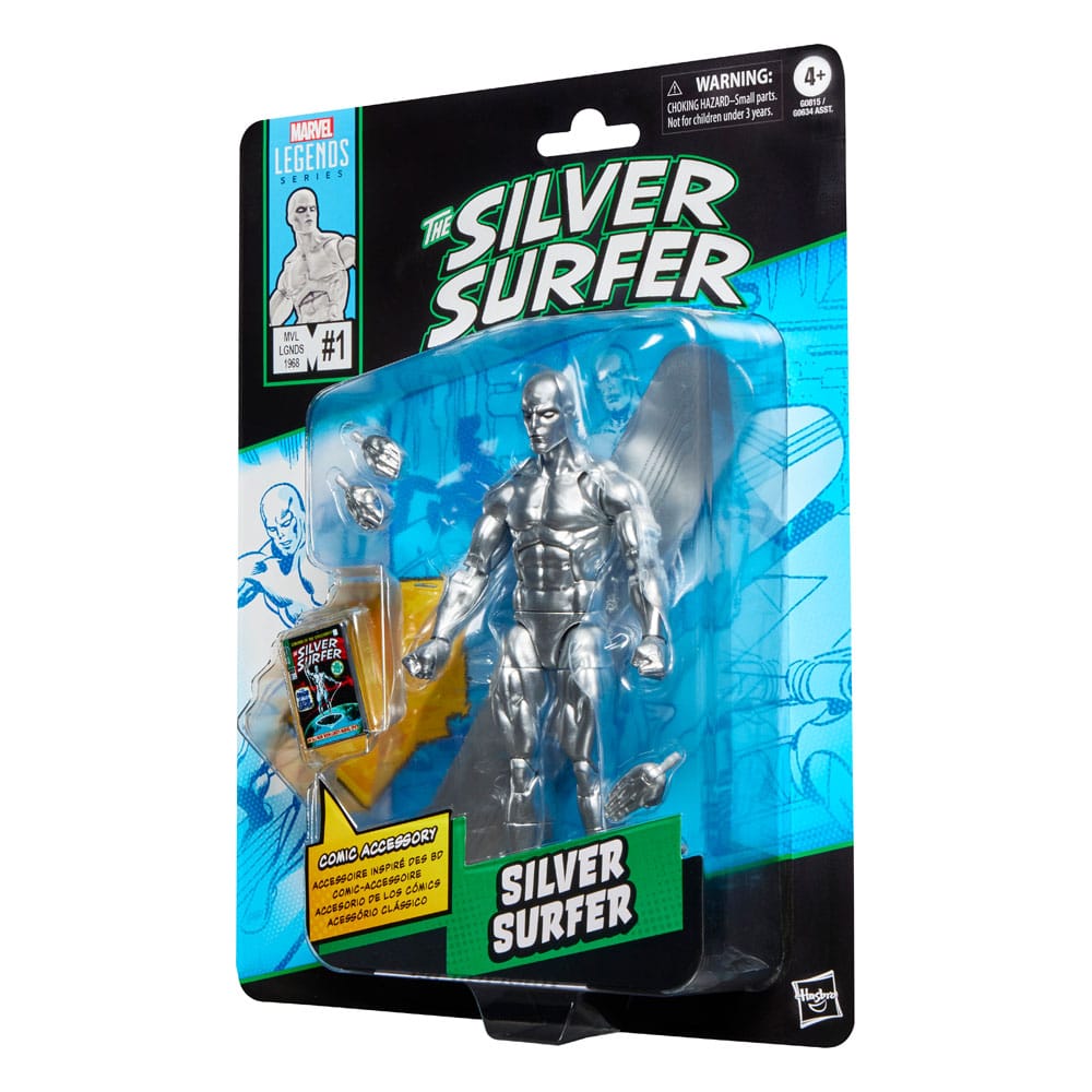 Silver Surfer Marvel Legends Actionfigur 15 cm 10 Silver Surfer Marvel Legends Actionfigur 15 cm - Bilde 10