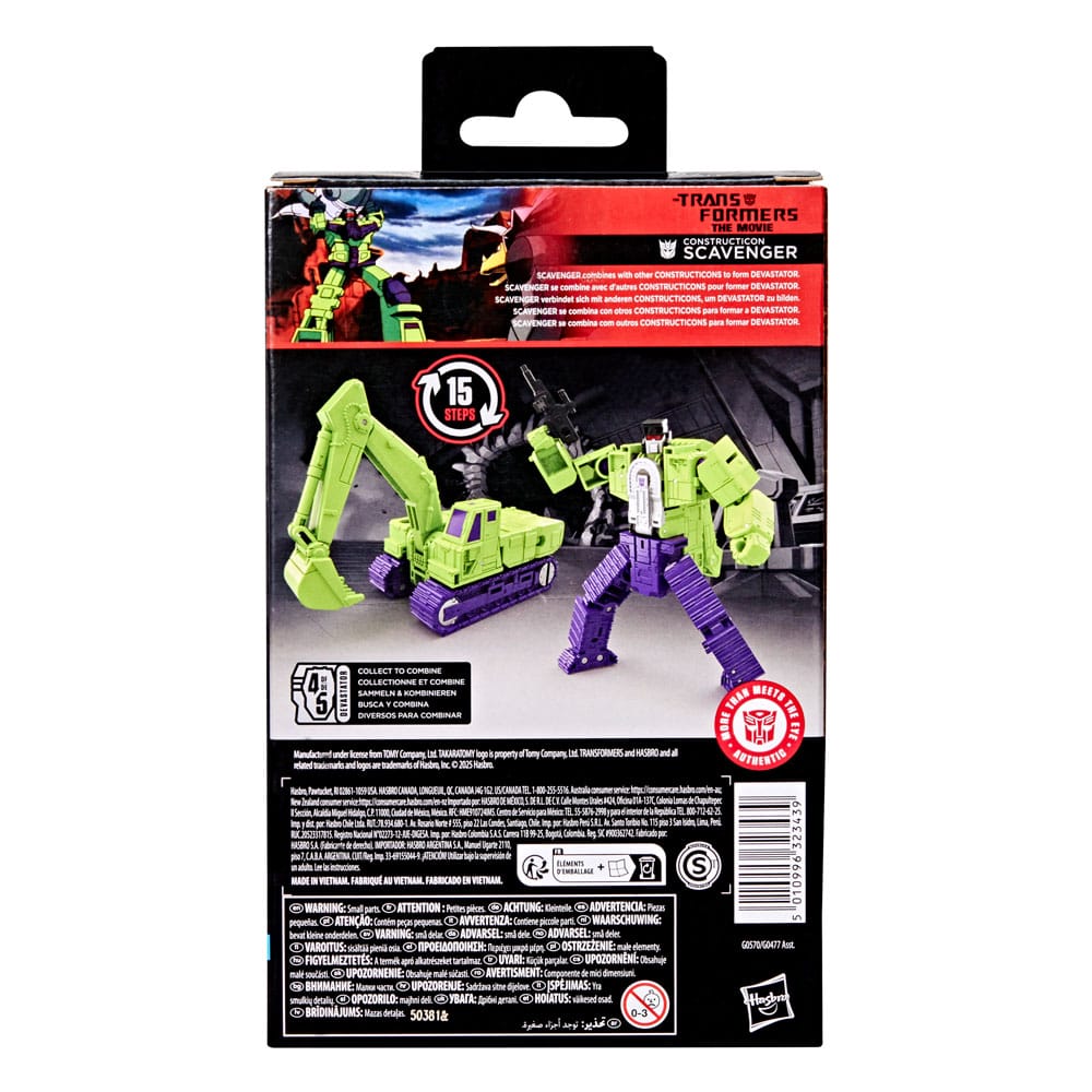 Transformers Studio Series Deluxe Class Action Figure Constructicon Scavenger 11 cm 2 Transformers Studio Series Deluxe Class Action Figure Constructicon Scavenger 11 cm - Bilde 2