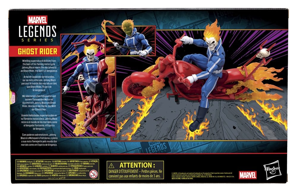 Ghost Rider Marvel Legends Actionfigur Johnny Blaze med Motorsykkel 15 cm 6 Ghost Rider Marvel Legends Actionfigur Johnny Blaze med Motorsykkel 15 cm - Bilde 6