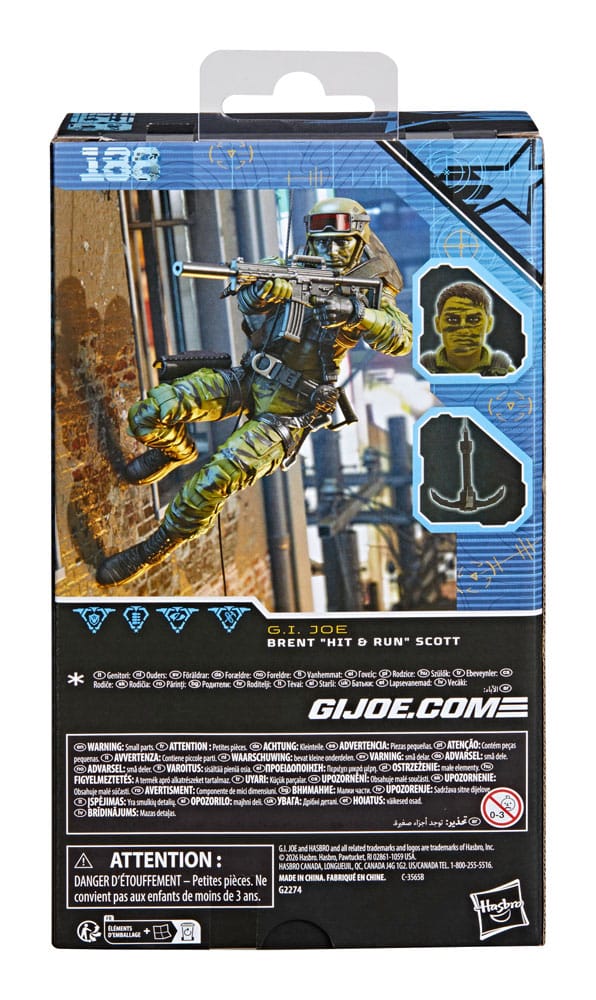 G.I. Joe Classified Series Action Figure Brent "Hit & Run" Scott 15 cm 4 G.I. Joe Classified Series Action Figure Brent "Hit & Run" Scott 15 cm - Bilde 4