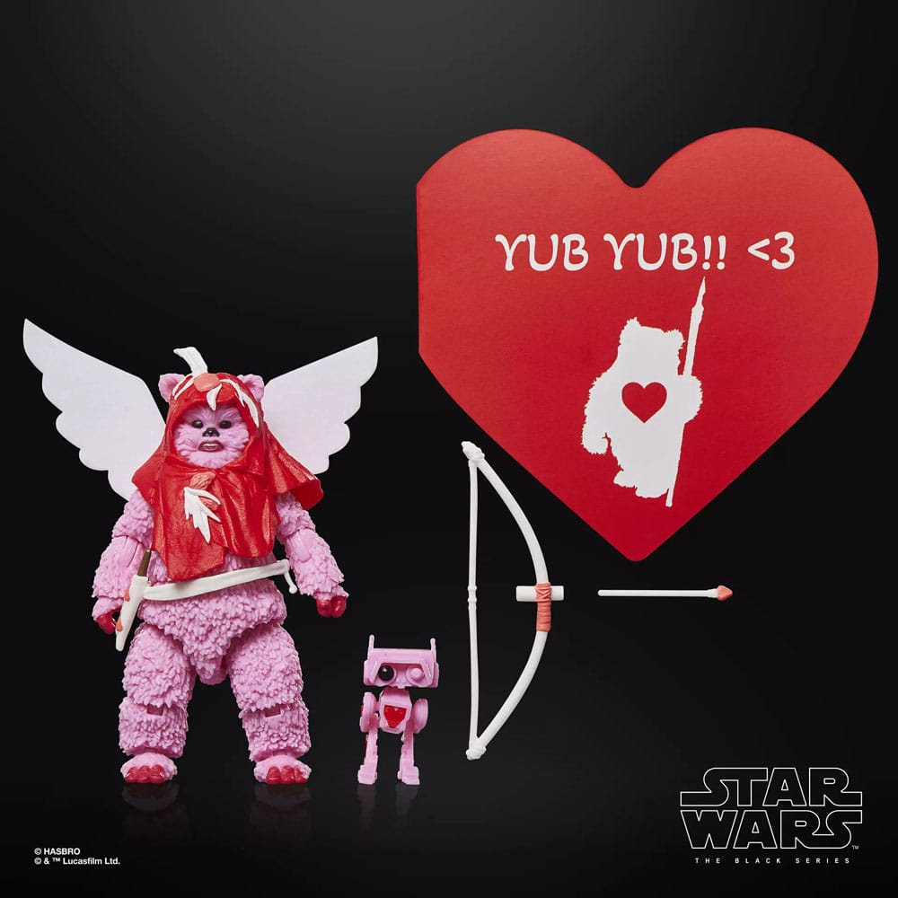 Star Wars Black Series Action Figure Ewok (Valentine’s Day Edition) 15 cm 2 Star Wars Black Series Action Figure Ewok (Valentine’s Day Edition) 15 cm - Bilde 2