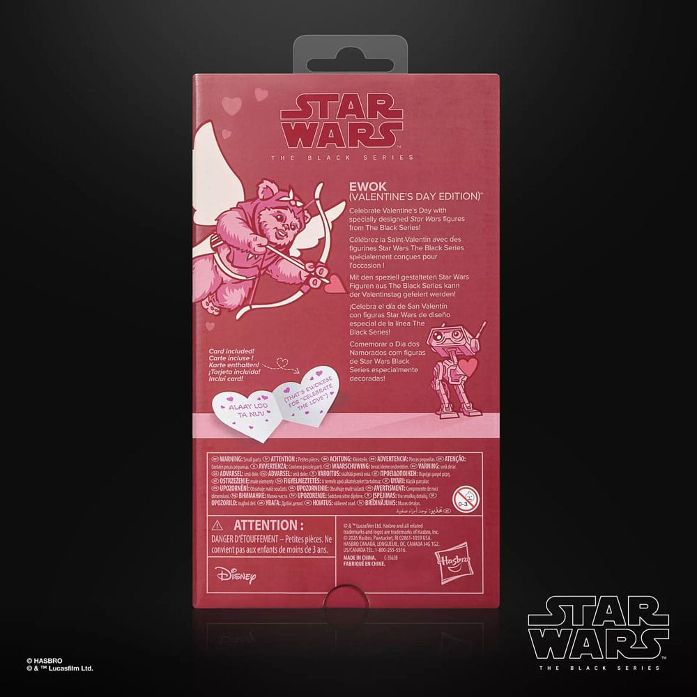 Star Wars Black Series Action Figure Ewok (Valentine’s Day Edition) 15 cm 9 Star Wars Black Series Action Figure Ewok (Valentine’s Day Edition) 15 cm - Bilde 9