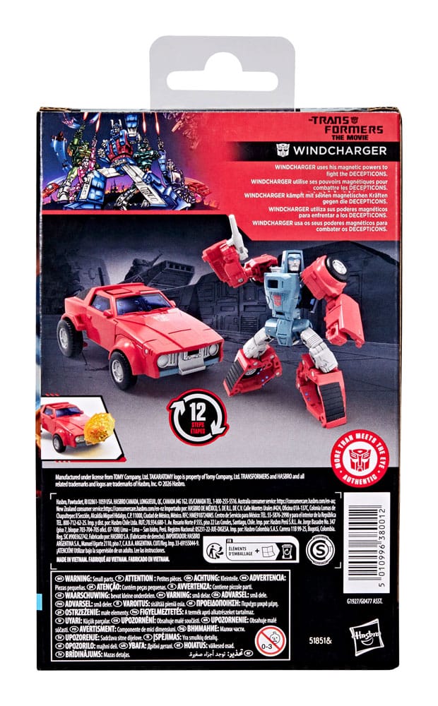 Transformers: The Movie Studio Series Deluxe Class Action Figure Windcharger 11 cm 4 Transformers: The Movie Studio Series Deluxe Class Action Figure Windcharger 11 cm - Bilde 4